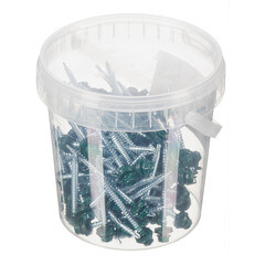 Саморезы кровельные с буром 70х4,8 мм металл-дерево зеленые RAL 6005 Daxmer (100 шт.) - фото 4