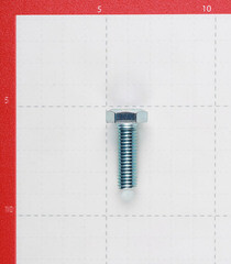 Болт оцинкованный M10x30 мм DIN 933 (2 шт.) - фото 2