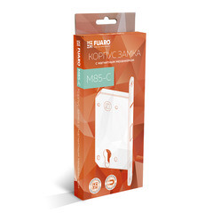 Замок врезной магнитный Fuaro M85C-50 для межкомнатной двери под цилиндр черный - фото 3