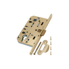 Замок врезной AGB EV для межкомнатной двери под цилиндр латунь - фото 1