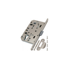 Замок врезной AGB EV для межкомнатной двери под цилиндр хром - фото 1