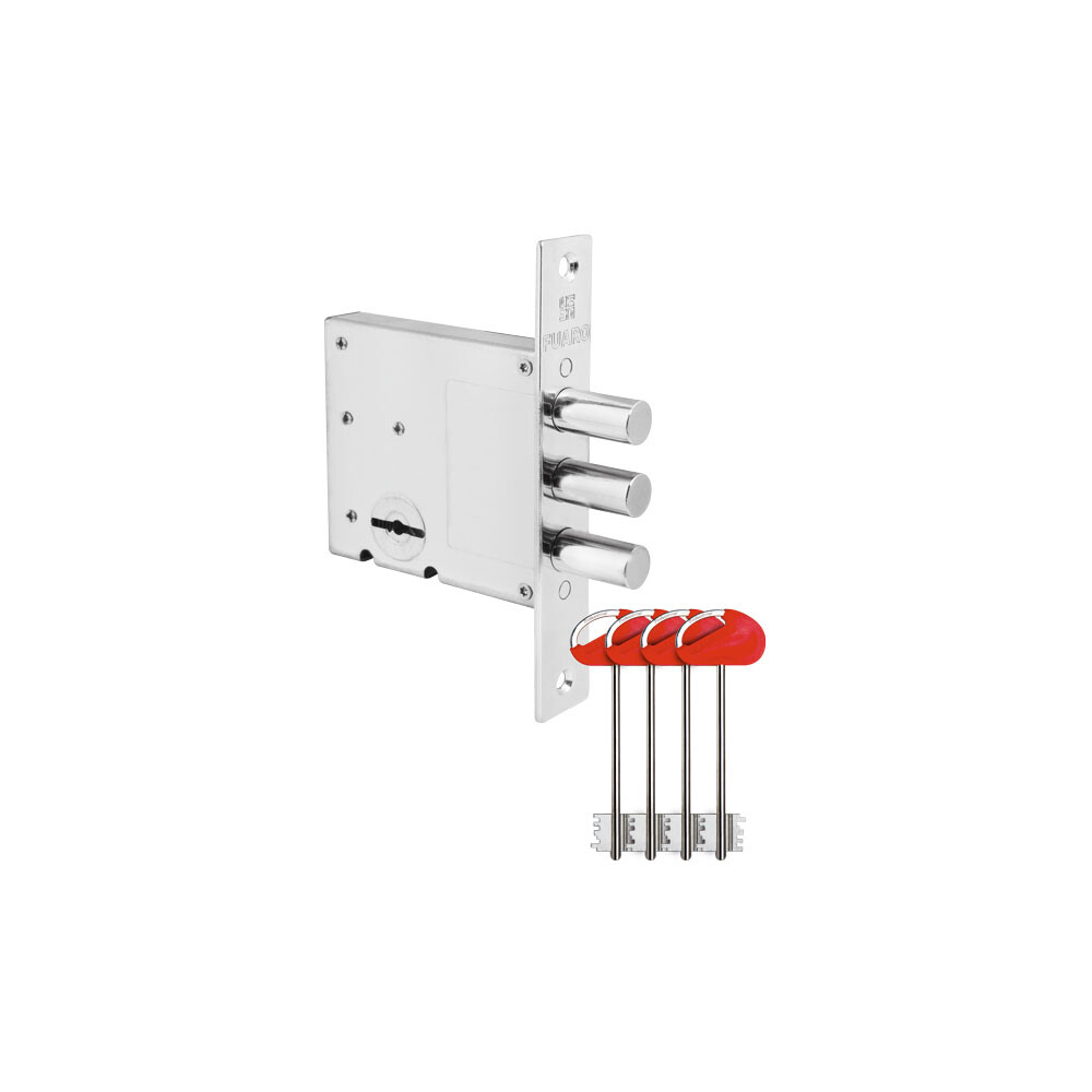 Изображение товара Замок Fuaro V10S60.00.3R14 для входной двери никель