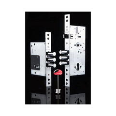 Замок врезной Fuaro V25C60.85.3R16 универсальный никель - фото 3