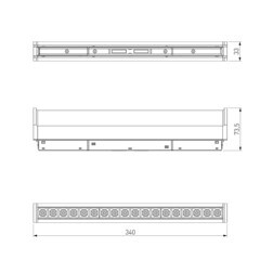 Светодиодный трековый светильник магнитный Elektrostandard Slim Magnetic 4200К 18 Вт 6 кв.м белый (85050/01) - фото 5