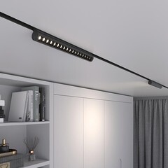 Светодиодный трековый светильник магнитный Elektrostandard Slim Magnetic 4200К 6 Вт 2 кв.м черный (85048/01) - фото 4