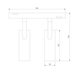 Светодиодный трековый светильник магнитный Elektrostandard Slim Magnetic 4200К 14 Вт 4,3 кв.м черный (85046/01) - фото 6