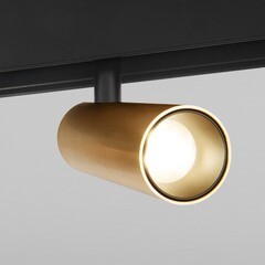 Светодиодный трековый светильник магнитный Elektrostandard Slim Magnetic 2700-6500К 14 Вт 2,5 кв.м умный черный/латунь (a063527) - фото 5