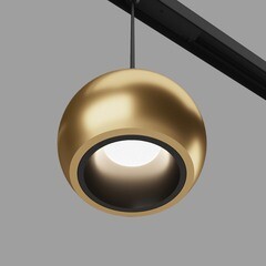 Светодиодный трековый светильник магнитный Elektrostandard Slim Magnetic 4200К 5 Вт 1 кв.м черный/латунь (85040/01) - фото 3