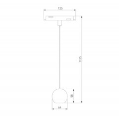 Светодиодный трековый светильник магнитный Elektrostandard Slim Magnetic 4200К 5 Вт 1 кв.м черный/латунь (85040/01) - фото 6