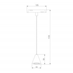Светодиодный трековый светильник магнитный Elektrostandard Slim Magnetic 4200К 5 Вт 1 кв.м черный/латунь (85039/01) - фото 5