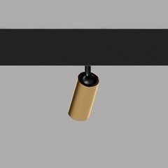 Светодиодный трековый светильник магнитный Elektrostandard Slim Magnetic 2700-6500К 5 Вт 1 кв.м умный черный/латунь (a063531) - фото 9