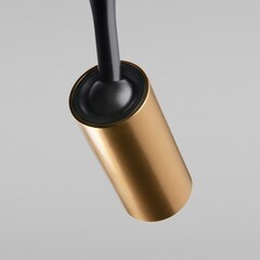 Светодиодный трековый светильник магнитный Elektrostandard Slim Magnetic 2700-6500К 5 Вт 1 кв.м умный черный/латунь (a063531) - фото 7