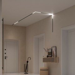 Светодиодный трековый светильник магнитный Elektrostandard Slim Magnetic 4200К 24 Вт 3,3 кв.м черный (85029/01) - фото 4