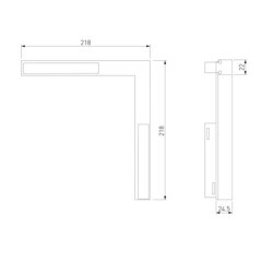 Светодиодный трековый светильник магнитный Elektrostandard Slim Magnetic 4200К 24 Вт 3,3 кв.м черный (85029/01) - фото 2