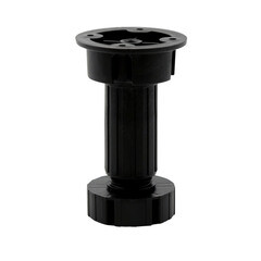 Изображение товара Опора регулируемая пластиковая черная 100 мм (4 шт.) (4FL10B)