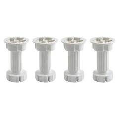 Опора регулируемая пластиковая белая 100 мм (4 шт.) (4FL10W) - фото 3