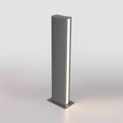 Светильник светодиодный садово-парковый Elektrostandard Flat серый 700 мм 4000К 12 Вт IP54 (a053317) - фото 3