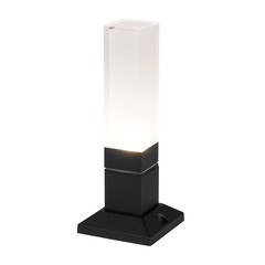 Изображение товара Светильник светодиодный садово-парковый Elektrostandard Techno черный 250 мм 4000К 5 Вт IP54 (a052858)