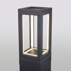 Светильник светодиодный садово-парковый Elektrostandard Frame серый 700 мм 4000К 12 Вт IP54 (a051860) - фото 6