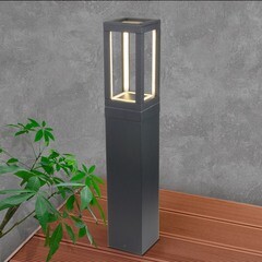 Светильник светодиодный садово-парковый Elektrostandard Frame серый 700 мм 4000К 12 Вт IP54 (a051860) - фото 2