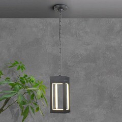 Светильник светодиодный садово-парковый Elektrostandard Frame серый 880 мм 4000К 12 Вт IP54 (a051858) - фото 5