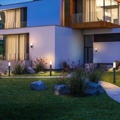 Светильник садово-парковый Elektrostandard Glas черный 650 мм E27 20 Вт IP54 (a049720) - фото 2