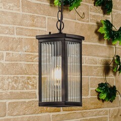 Светильник садово-парковый подвесной Elektrostandard Lame коричневый 935 мм E27 60 Вт IP33 (a047204) - фото 3