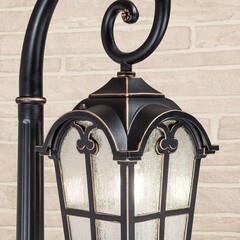 Светильник садово-парковый Elektrostandard Mira черное золото 1380 мм E27 60 Вт IP33 (a047187) - фото 2