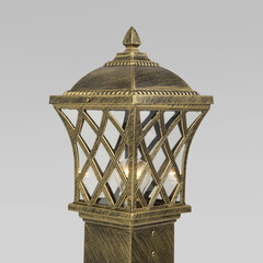 Светильник садово-парковый Elektrostandard Cassiopeya черное золото 750 мм E27 60 Вт IP44 (a039870) - фото 4