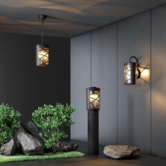 Светильник садово-парковый Elektrostandard Premier черный 850 мм E27 60 Вт IP44 (a039861) - фото 2