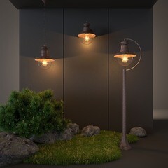 Светильник садово-парковый Elektrostandard Talli коричневый 1080 мм E27 60 Вт IP44 (a038484) - фото 3