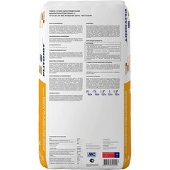 Шпаклевка цементная Plitonit К финишная белая 20 кг - фото 2