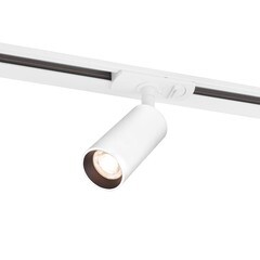Изображение товара Светодиодный трековый светильник однофазный Elektrostandard Diffe 4200К 15 Вт 3,9 кв.м белый/черный (85166/01)