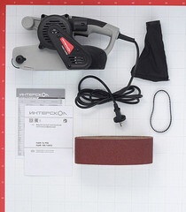 Шлифмашина ленточная электрическая Интерскол ЛШМ-76/900 900 Вт 533х75 мм (16.1.0.00) - фото 4