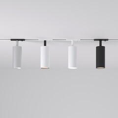 Светодиодный трековый светильник однофазный Elektrostandard Diffe 4200К 10 Вт 2,8 кв.м черный (85152/01) - фото 2