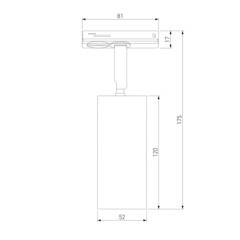Светодиодный трековый светильник однофазный Elektrostandard Diffe 4200К 10 Вт 2,8 кв.м черный (85152/01) - фото 4