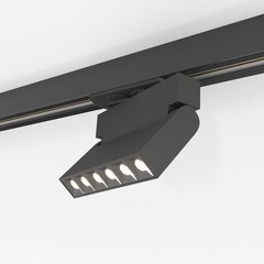 Светодиодный трековый светильник однофазный Elektrostandard Garda 4200К 10 Вт 2,5 кв.м черный (85017/01) - фото 8