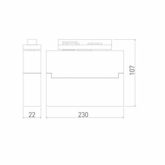 Светодиодный трековый светильник однофазный Elektrostandard Garda 4200К 20 Вт 7 кв.м черный (a057442) - фото 10