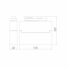 Светодиодный трековый светильник однофазный Elektrostandard Arda 4200К 10 Вт 2,5 кв.м черный (85015/01) - фото 3