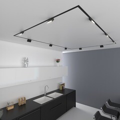 Светодиодный трековый светильник магнитный Elektrostandard Slim Magnetic 4200К 6 Вт 2 кв.м черный (85009/01) - фото 8