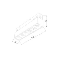 Светодиодный трековый светильник магнитный Elektrostandard Slim Magnetic 4200К 6 Вт 2 кв.м черный (85004/01) - фото 2