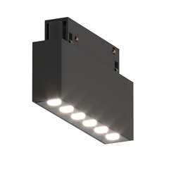 Светодиодный трековый светильник магнитный Elektrostandard Slim Magnetic 4200К 6 Вт 2 кв.м черный (85004/01) - фото 1