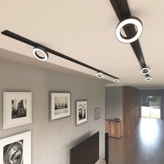 Светодиодный трековый светильник однофазный Elektrostandard Spila 4200К 12 Вт 3 кв.м черный (85079/01) - фото 6