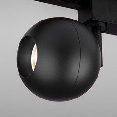 Светодиодный трековый светильник однофазный Elektrostandard Ball 4200К 8 Вт 2 кв.м черный (LTB76) - фото 6