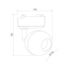 Светодиодный трековый светильник однофазный Elektrostandard Ball 4200К 12 Вт 2,5 кв.м черный (LTB77) - фото 4
