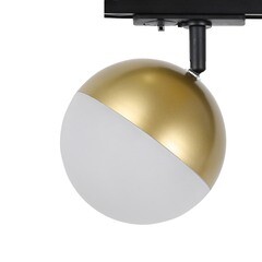 Изображение товара Трековый светильник однофазный Elektrostandard Glob 13 Вт GX53 2,2 кв.м латунь (MRL 1015)