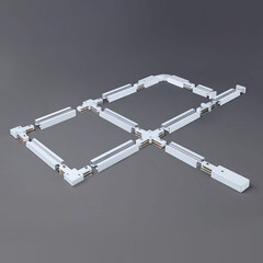 Коннектор для однофазного шинопровода прямой Elektrostandard Track Rail WH Surface белый (a039598) - фото 2