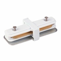 Изображение товара Коннектор для однофазного шинопровода прямой Elektrostandard Track Rail WH Surface белый (a039598)