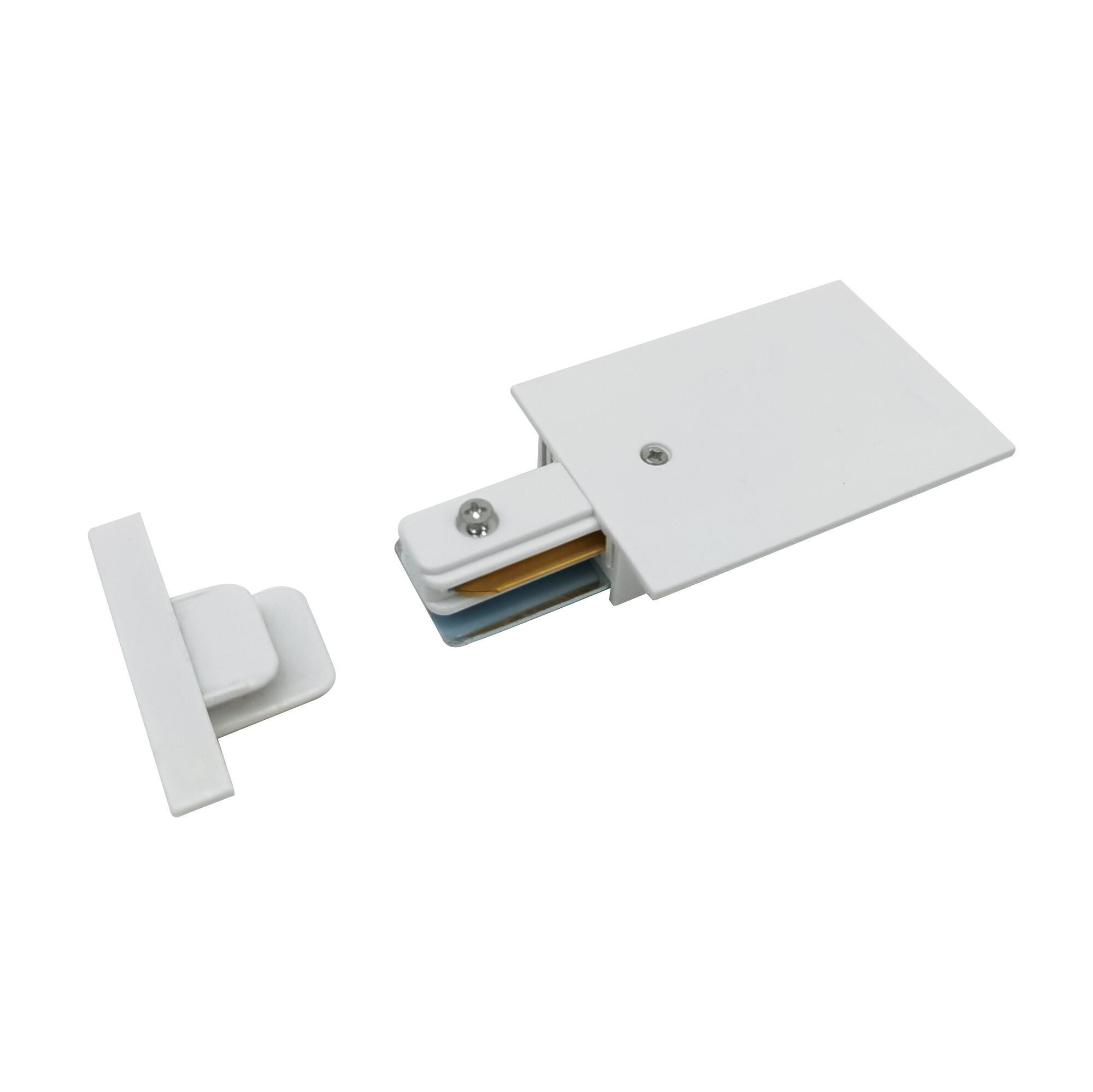 Изображение товара Ввод питания для однофазного шинопровода Elektrostandard Track Rail WH Recessed белый (a049561)