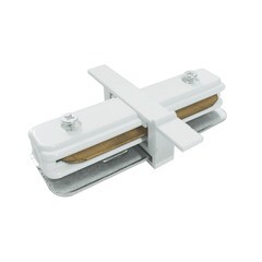 Изображение товара Коннектор для однофазного шинопровода прямой Elektrostandard Track Rail WH Recessed белый (a049557)